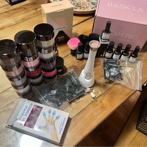 Nail Boo - everything you need! 12 dips, 5 build powder, 2 drills, steam remover